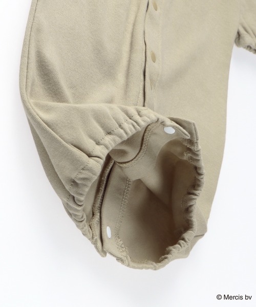 BRANSHES（ブランシェス）の「【boris/ボリス】2WAYカバーオール（ロンパース・キッズ・ブラウン・FREE）」の7枚目の写真