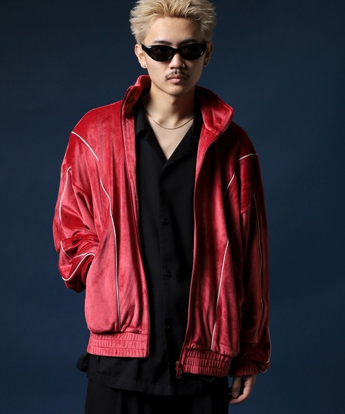 セール】ベロアパイピングトラックトップ（ジャージ）｜NERDY