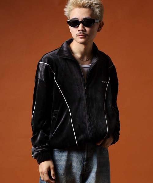 セール】ベロアパイピングトラックトップ（ジャージ）｜NERDY