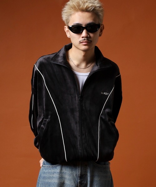 セール】ベロアパイピングトラックトップ（ジャージ）｜NERDY