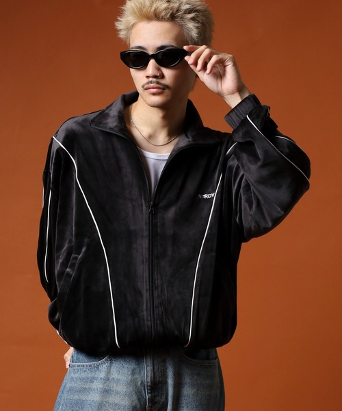 セール】ベロアパイピングトラックトップ（ジャージ）｜NERDY