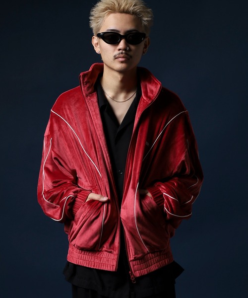 セール】ベロアパイピングトラックトップ（ジャージ）｜NERDY