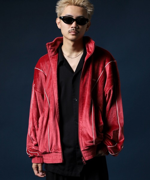 セール】ベロアパイピングトラックトップ（ジャージ）｜NERDY