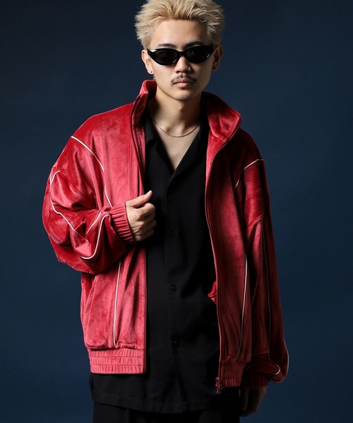 NERDY ベロア セットアップ ミント ジャージ 上下 S×M NERDY ベロア