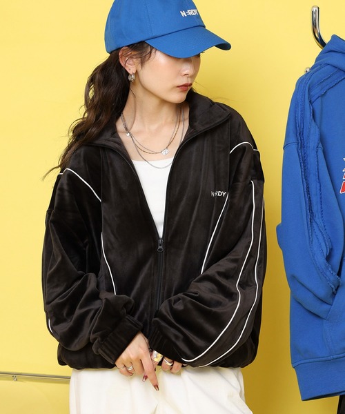 セール】ベロアパイピングトラックトップ（ジャージ）｜NERDY