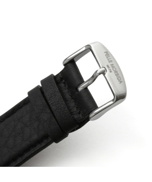 PELLE MORBIDA(ペッレモルビダ)の「Barca(バルカ) BAW601アップルウォッチバンド(デジタル腕時計・メンズ・ブラック/グレイッシュベージュ/サックスブルー/ブルー/ネイビー・LARGE/SMALL)」の11枚目の写真