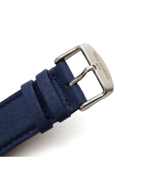 PELLE MORBIDA(ペッレモルビダ)の「Barca(バルカ) BAW601アップルウォッチバンド(デジタル腕時計・メンズ・ブラック/グレイッシュベージュ/サックスブルー/ブルー/ネイビー・LARGE/SMALL)」の17枚目の写真