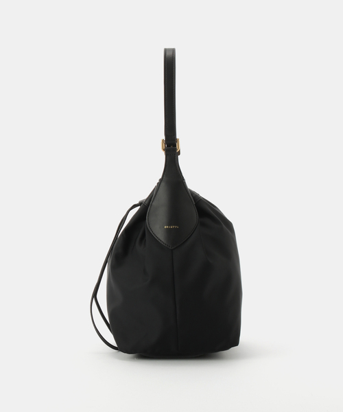 Spick & Span（スピックアンドスパン）の「ORSETTO / オルセット RITMO ナイロン巾着バッグ（ショルダーバッグ・レディース・ブラック・FREE）」の5枚目の写真