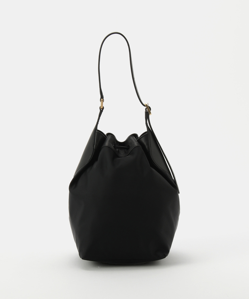 Spick & Span（スピックアンドスパン）の「ORSETTO / オルセット RITMO ナイロン巾着バッグ（ショルダーバッグ・レディース・ブラック・FREE）」の6枚目の写真