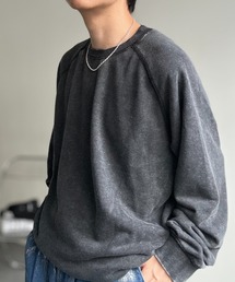 CREARE -LINO-(クレアーレリノ)の〈ユニセックス商品〉ピグメントスウェットプルオーバー(スウェット)