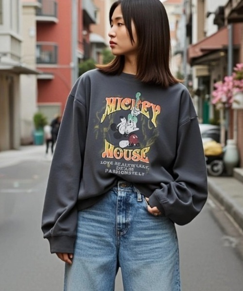 セール】2025AW Disney/ディズニー ミッキー オーバーサイズ