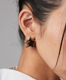 Narcissus（ナルシス）の「スターモチーフピアス　フープピアス（ピアス（両耳用））」