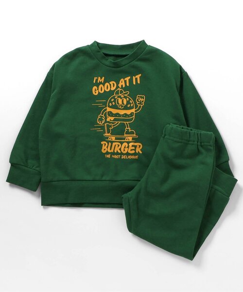 BREEZE（ブリーズ）の「【WEB限定ジュニア対応】バラエティー裏毛パジャマ（ルームウェア/パジャマ・キッズ・ピンク/グリーン/ライム/オレンジ/ネイビー/ラベンダー・120/110/100/90/150/140/130）」の14枚目の写真