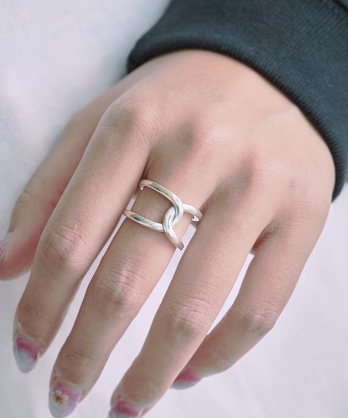 BLANK (ブランク)の「Silver Assorted Design Simple Ring / シルバーアソートデザイン シンプル リング 秋物 秋服 2026年秋冬(リング・レディース・シルバー/シルバー系1/シルバー系・FREE)」の2枚目の写真