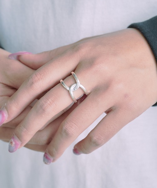 BLANK (ブランク)の「Silver Assorted Design Simple Ring / シルバーアソートデザイン シンプル リング 秋物 秋服 2026年秋冬(リング・レディース・シルバー/シルバー系1/シルバー系・FREE)」の5枚目の写真