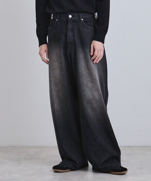 tk.TAKEO KIKUCHI（ティーケータケオキクチ）の「スーパーワイドバギーデニムパンツ（デニムパンツ・メンズ・ブルー系その他/ブラック系/チャコールグレー/ブラック/ライトブルー/ブルー系その他2・01/02/03）」の19枚目の写真
