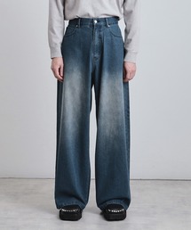 tk.TAKEO KIKUCHI（ティーケータケオキクチ）の「スーパーワイドバギーデニムパンツ（デニムパンツ）」