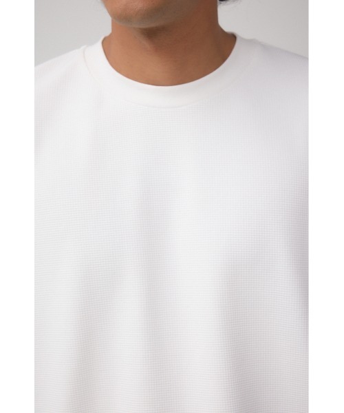 AZUL by moussy（アズールバイマウジー）の「布帛ドッキングトップス（Tシャツ/カットソー・メンズ・ブラック/ホワイト/ネイビー・MEDIUM/LARGE）」の10枚目の写真