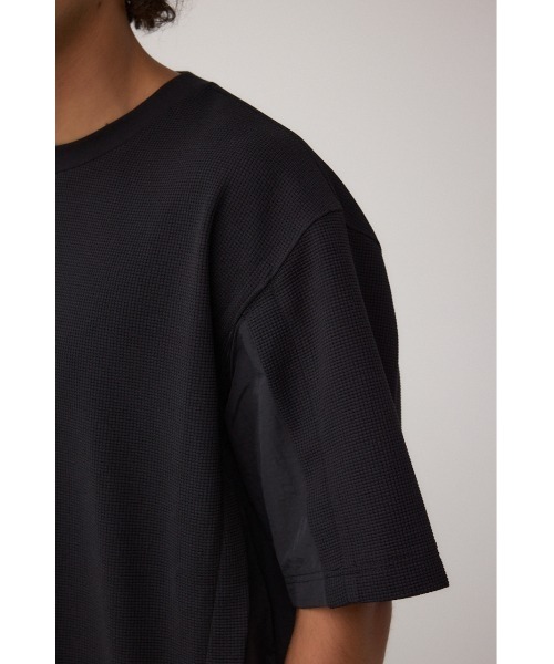 AZUL by moussy（アズールバイマウジー）の「布帛ドッキングトップス（Tシャツ/カットソー・メンズ・ブラック/ホワイト/ネイビー・MEDIUM/LARGE）」の22枚目の写真