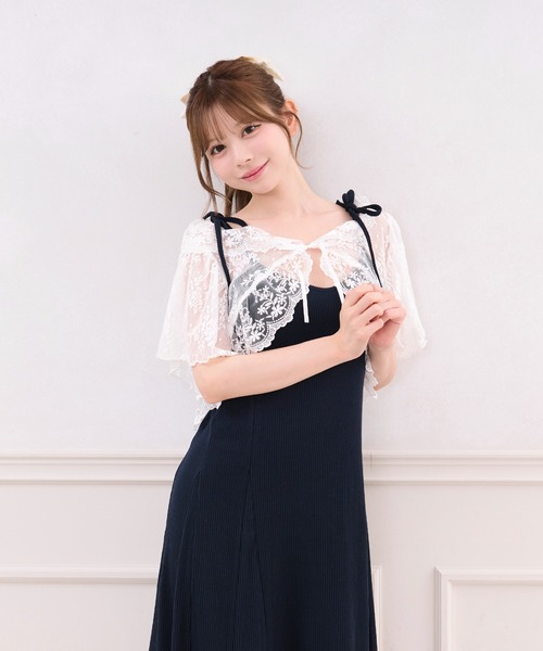 セール】【セットアイテム】レースボレロ×キャミワンピース