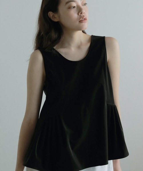 セール】Uneck Peplum Tops（Tシャツ/カットソー）｜anuke（アンヌーク