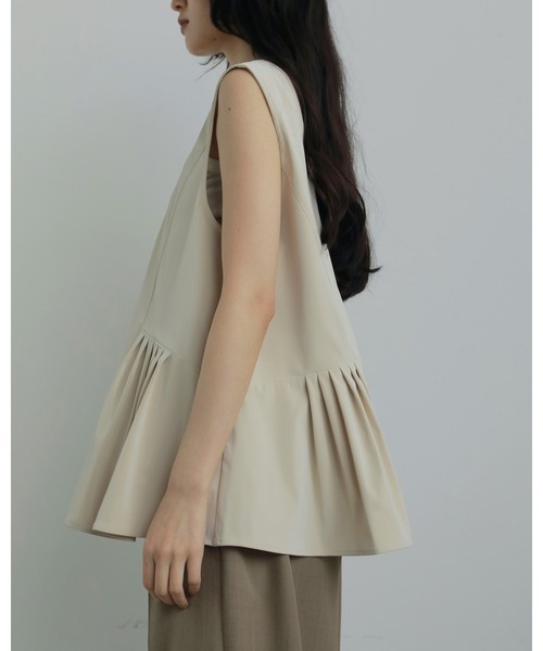 etsu　anuke アンヌーク Sheer Peplum Tops etsu anuke アンヌーク Sheer Peplum Tops ànuke online store