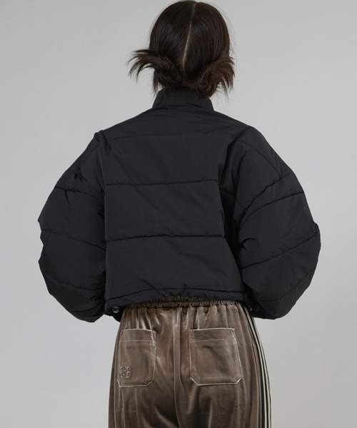 RVCA(ルーカ)の「RVCA/ルーカ MINI RVCA CROPPED PUF JKT ジャケット BF044-752(その他アウター・レディース・ミント/ブラック/ホワイト・M)」の10枚目の写真