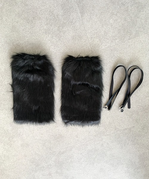 セール】【25年秋冬新作】フェイクファー もこもこY2Kレッグウォーマー