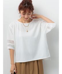 Lugnoncure | 袖シアー切り替えトップス(その他トップス)