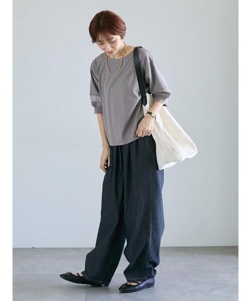 Lugnoncure（ルノンキュール）の「袖シアー切り替えトップス（その他トップス・レディース・ブラック/グレー/オフホワイト・F）」の11枚目の写真