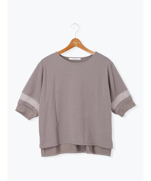 Lugnoncure（ルノンキュール）の「袖シアー切り替えトップス（その他トップス・レディース・ブラック/グレー/オフホワイト・F）」の13枚目の写真