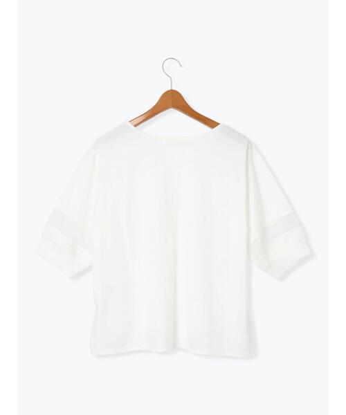 Lugnoncure（ルノンキュール）の「袖シアー切り替えトップス（その他トップス・レディース・ブラック/グレー/オフホワイト・F）」の16枚目の写真