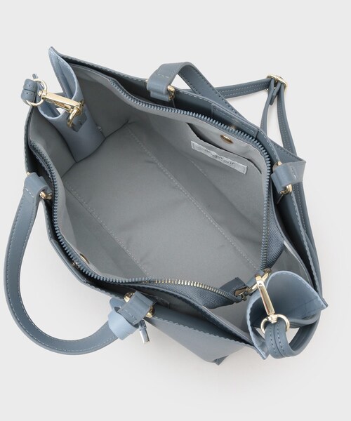 OPAQUE.CLIP（オペークドットクリップ）の「【2WAY／名品】バイカラー3層ミドルトートバッグ（トートバッグ・レディース・ベージュ系4/ピンク系その他2/チャコール/ブラウン系その他5/ブラック系4/ブルー系7・00）」の18枚目の写真