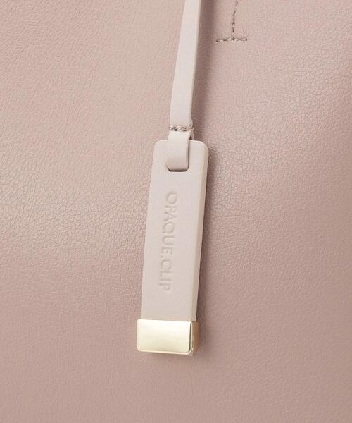 OPAQUE.CLIP（オペークドットクリップ）の「【2WAY／名品】バイカラー3層ミドルトートバッグ（トートバッグ・レディース・ベージュ系4/ピンク系その他2/チャコール/ブラウン系その他5/ブラック系4/ブルー系7・00）」の12枚目の写真