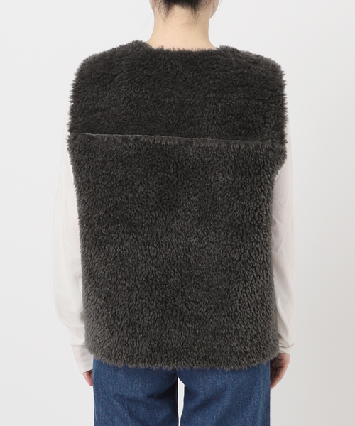 ムートンライクリバーシブルベスト（その他アウター）｜B.C STOCK