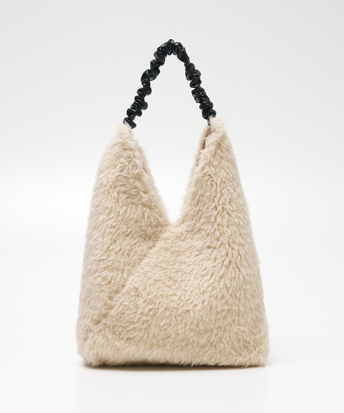 collex（コレックス）の「【WEB限定】ギャザーハンドルエコファートートバッグ（トートバッグ・レディース・アイボリー/グレー/チョコ・フリー）」の22枚目の写真