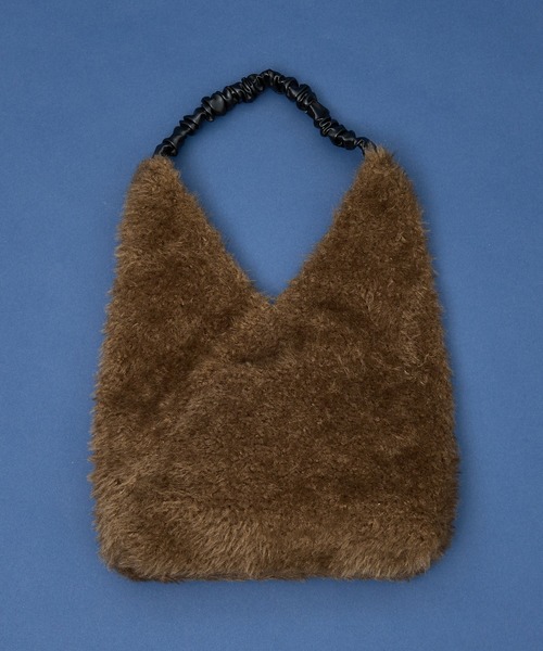 collex（コレックス）の「【WEB限定】ギャザーハンドルエコファートートバッグ（トートバッグ・レディース・アイボリー/グレー/チョコ・フリー）」の3枚目の写真