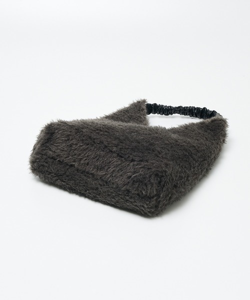 collex（コレックス）の「【WEB限定】ギャザーハンドルエコファートートバッグ（トートバッグ・レディース・アイボリー/グレー/チョコ・フリー）」の12枚目の写真