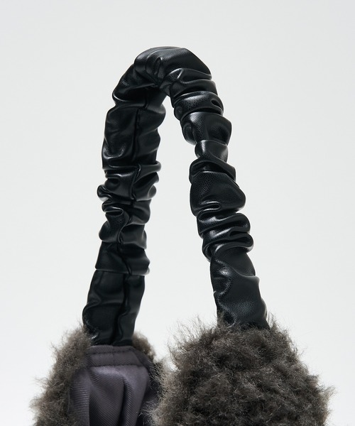 collex（コレックス）の「【WEB限定】ギャザーハンドルエコファートートバッグ（トートバッグ・レディース・アイボリー/グレー/チョコ・フリー）」の14枚目の写真