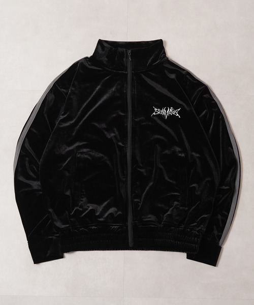 1111clothing(ワンフォークロージング)の「【セットアップ 対応】サイドライン ベロア トラックジャケット / Side Line Velour Track Jacket(ジャージ・メンズ・ブラック/ブラウン/アイボリー・M/L)」の15枚目の写真