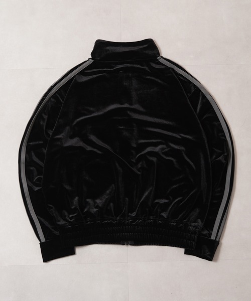 1111clothing(ワンフォークロージング)の「【セットアップ 対応】サイドライン ベロア トラックジャケット / Side Line Velour Track Jacket(ジャージ・メンズ・ブラック/ブラウン/アイボリー・M/L)」の16枚目の写真