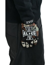 ALICE HOLLYWOOD(AXnEbh)MOTO COUTURE CAMO GLOVES()
