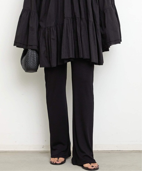 Deuxieme Classe（ドゥーズィエムクラス）の「*Rayon リブパンツ（その他パンツ・レディース・ブラック・FREE）」の6枚目の写真