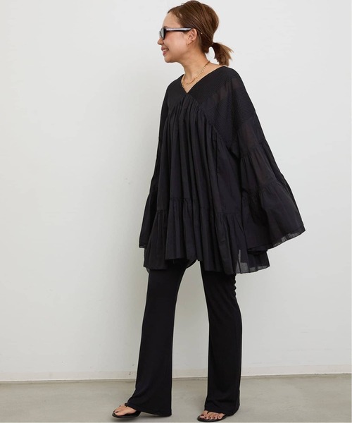 Deuxieme Classe（ドゥーズィエムクラス）の「*Rayon リブパンツ（その他パンツ・レディース・ブラック・FREE）」の8枚目の写真