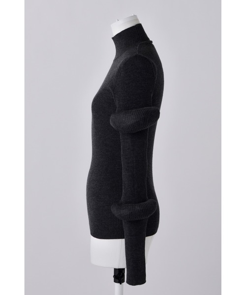 ENFOLD（エンフォルド）の「ハイネックプルオーバー（ニット/セーター・レディース・チャコールグレー/ブラウン/グリーン系その他2・38）」の7枚目の写真