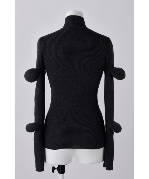 ENFOLD（エンフォルド）の「ハイネックプルオーバー（ニット/セーター・レディース・チャコールグレー/ブラウン/グリーン系その他2・38）」の8枚目の写真