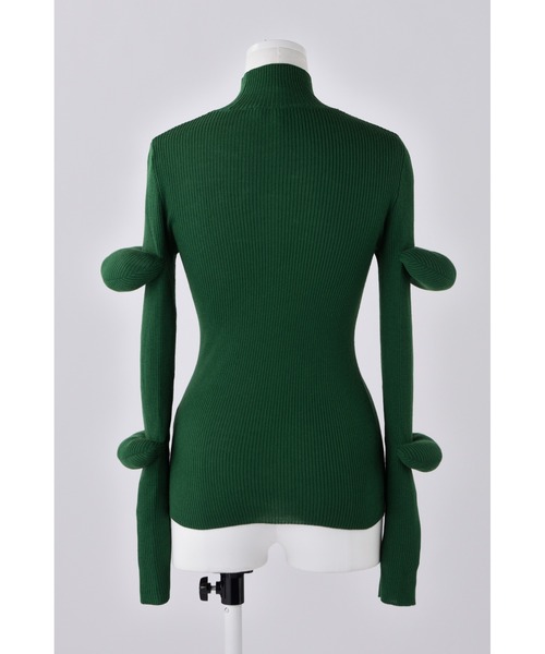 ENFOLD（エンフォルド）の「ハイネックプルオーバー（ニット/セーター・レディース・チャコールグレー/ブラウン/グリーン系その他2・38）」の11枚目の写真