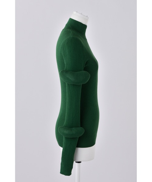 ENFOLD（エンフォルド）の「ハイネックプルオーバー（ニット/セーター・レディース・チャコールグレー/ブラウン/グリーン系その他2・38）」の12枚目の写真