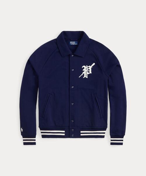 POLO RALPH LAUREN スタジャン XL 楽天市場】ポロ ラルフローレン メンズ レザー切替 スタジアム