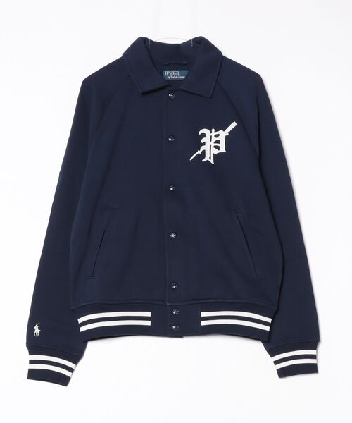 ラルフローレン　スタジャン フリース グラフィック ジャケット（スタジャン）｜POLO RALPH